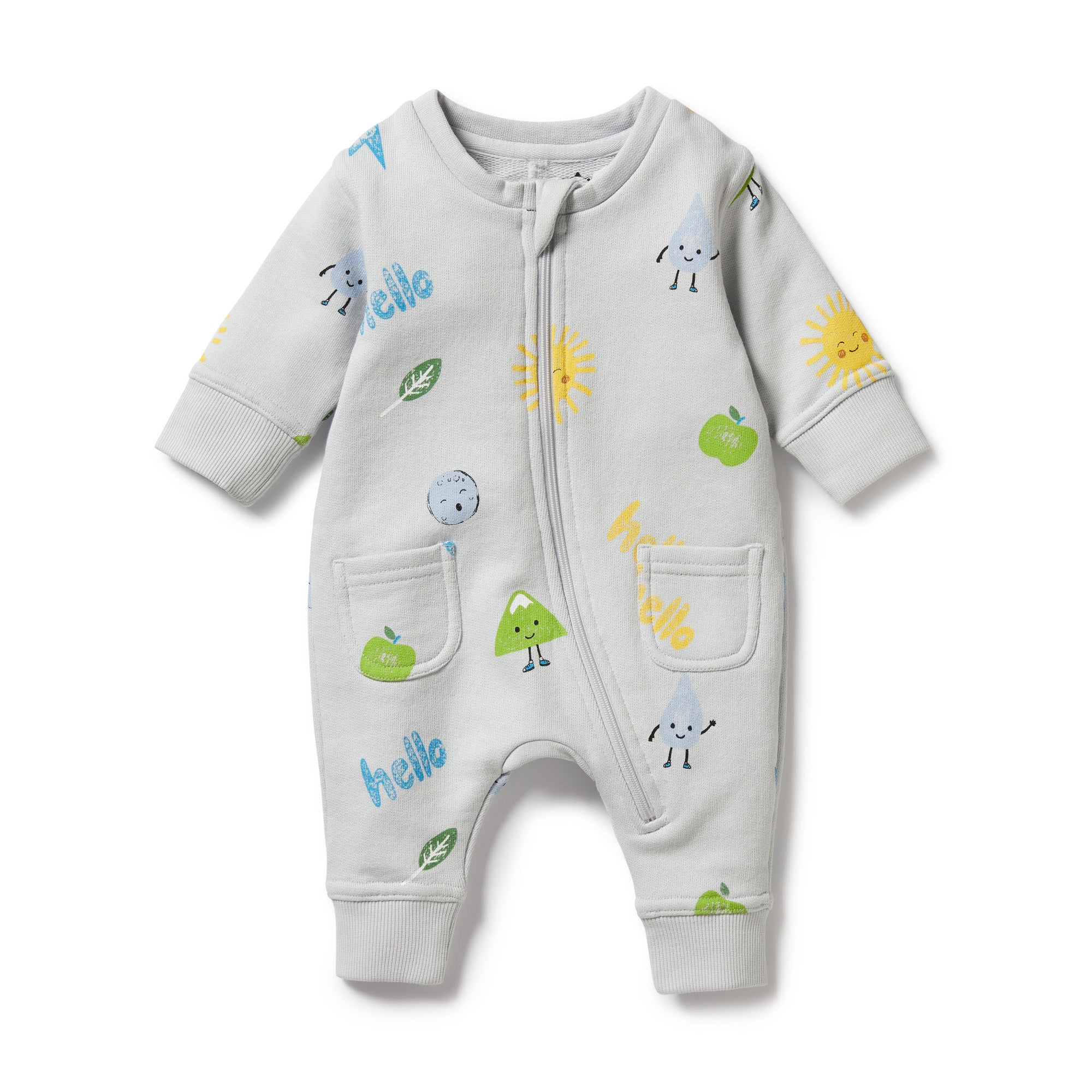 Bluebell Organic Terry Growsuit