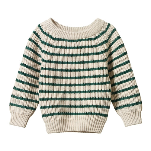 Billy Jumper - Pine Sailor Stripe