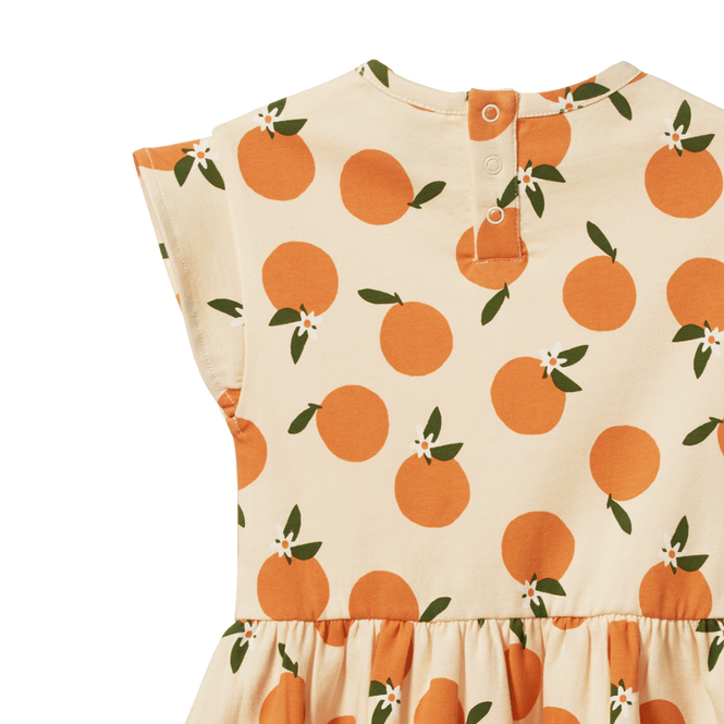 Orange Blossom Twirl Dress